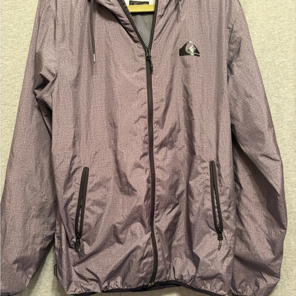 Quiksilver Windbreaker Gray Jacket